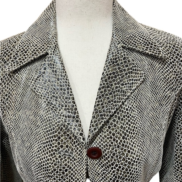 Frenchi snakeskin leather jacket - Picture 3 of 14